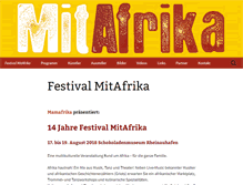 Tablet Screenshot of festival-mitafrika.com